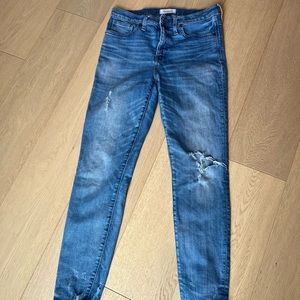 Madewell Jeans 9” High Rise Skinny
